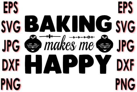Potholder Quote Design, Baking Makes Me