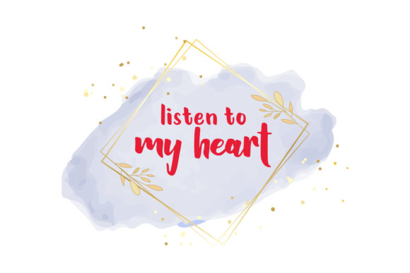 Valentine Quote Listen to My Heart Embroidery Review