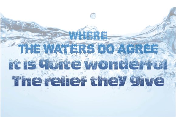 Where the Waters Do Agree Quote Water Embroidery Review